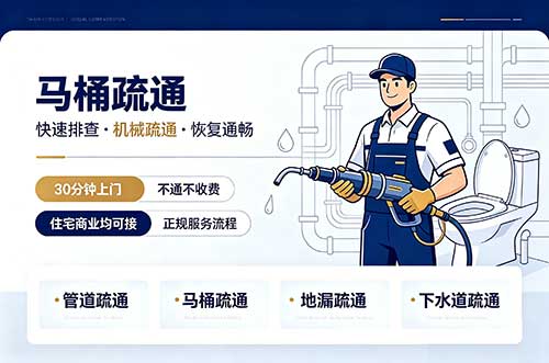 京山马桶疏通