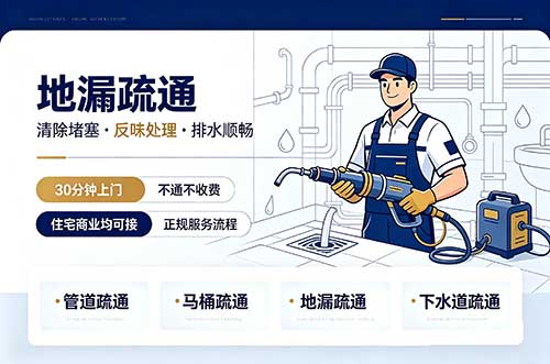 京山地漏疏通